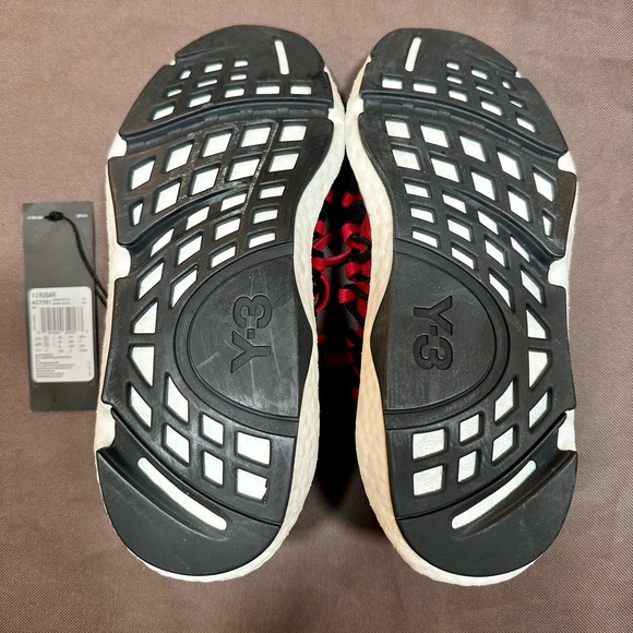 ADIDAS Y-3 KUSARI SPORT SNEAKERS in CHILI PEPPER - Picture 8 of 10